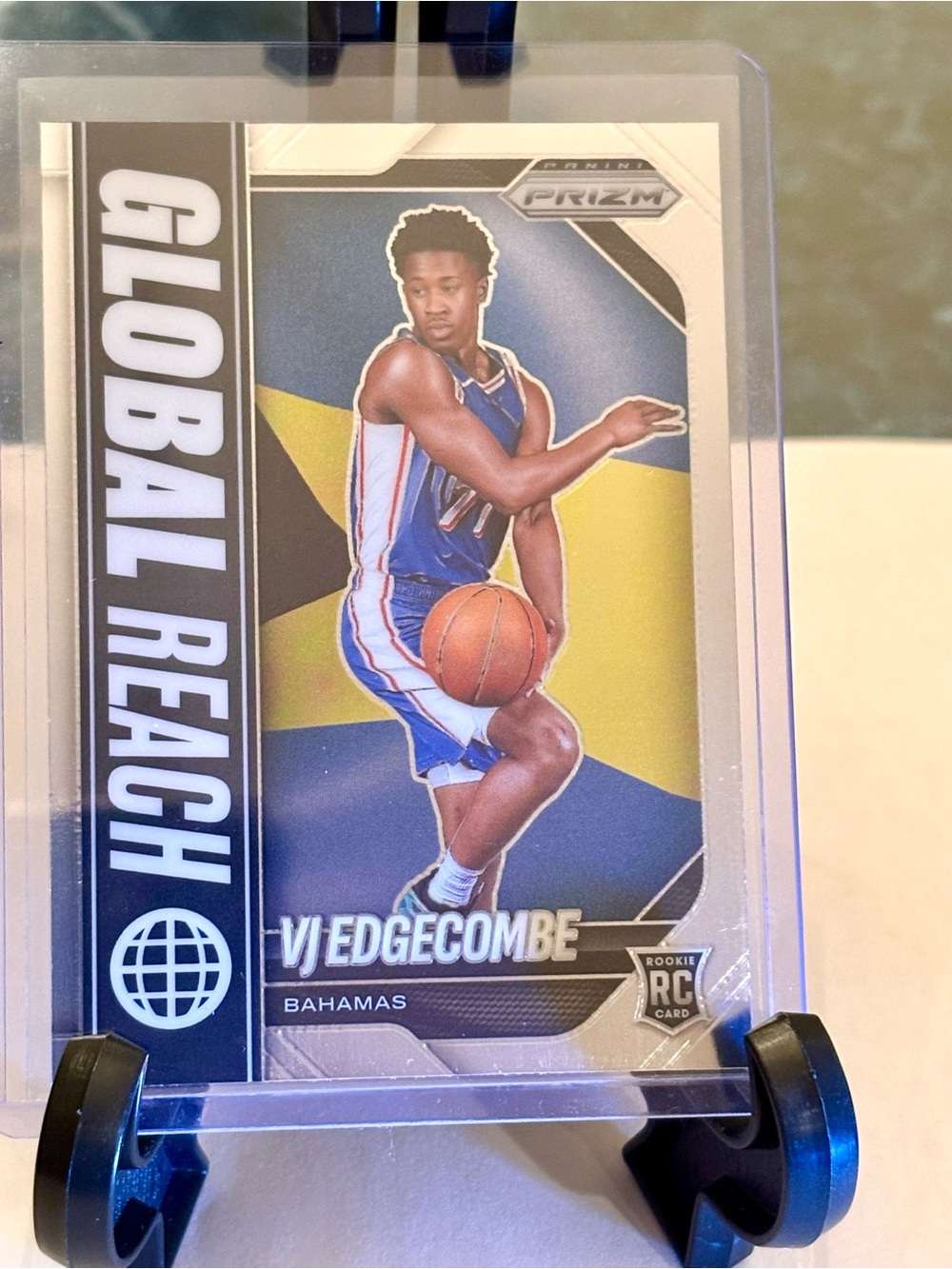 VJ Edgecombe Global Reach Rookie RC Basketball Card Philadelphia 76ers
